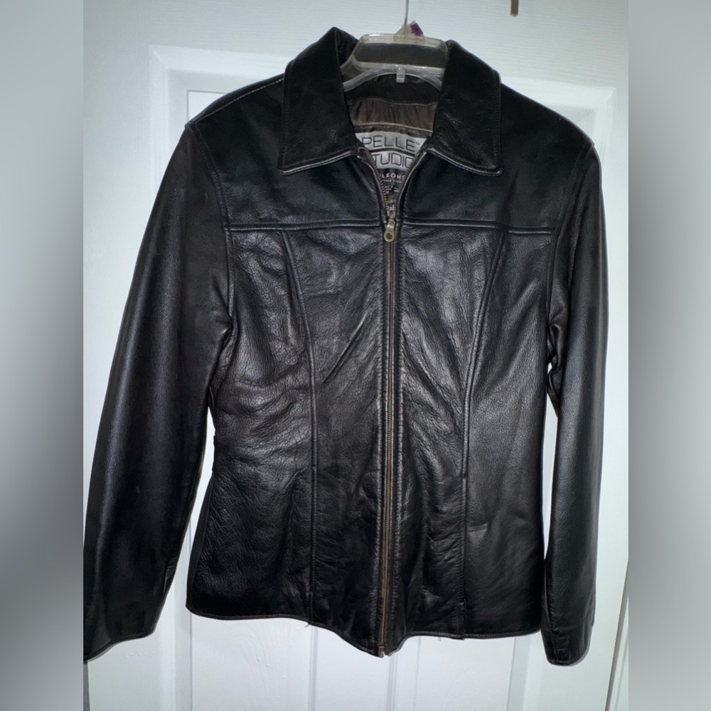 Pelle Studio Vintage Black Leather Jacket